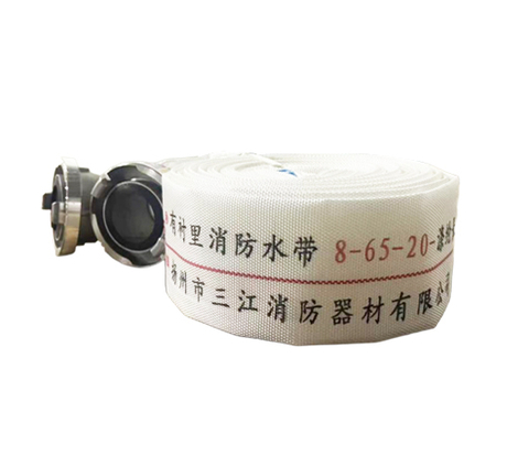 8-65-20有襯里消防水帶滌綸長(zhǎng)絲合成橡膠