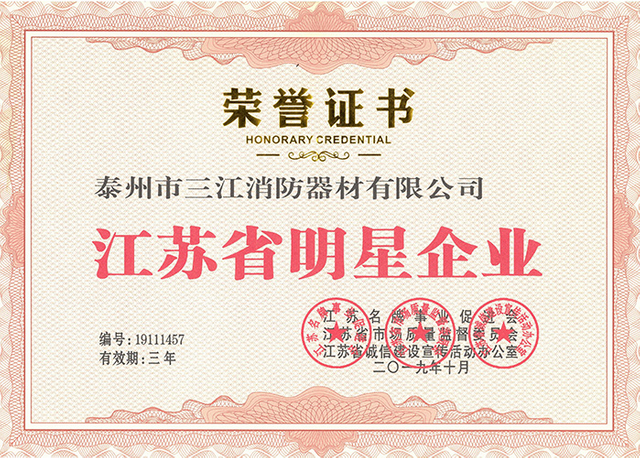 江蘇省明星企業(yè)